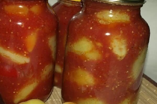 Перец болгария в томатном соке на зиму